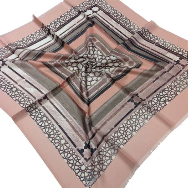 Taffeta Digital Print Scarf Powder