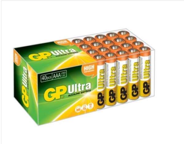 Gp Ultra Alkaline 40 '' Aaa Size Thin Battery